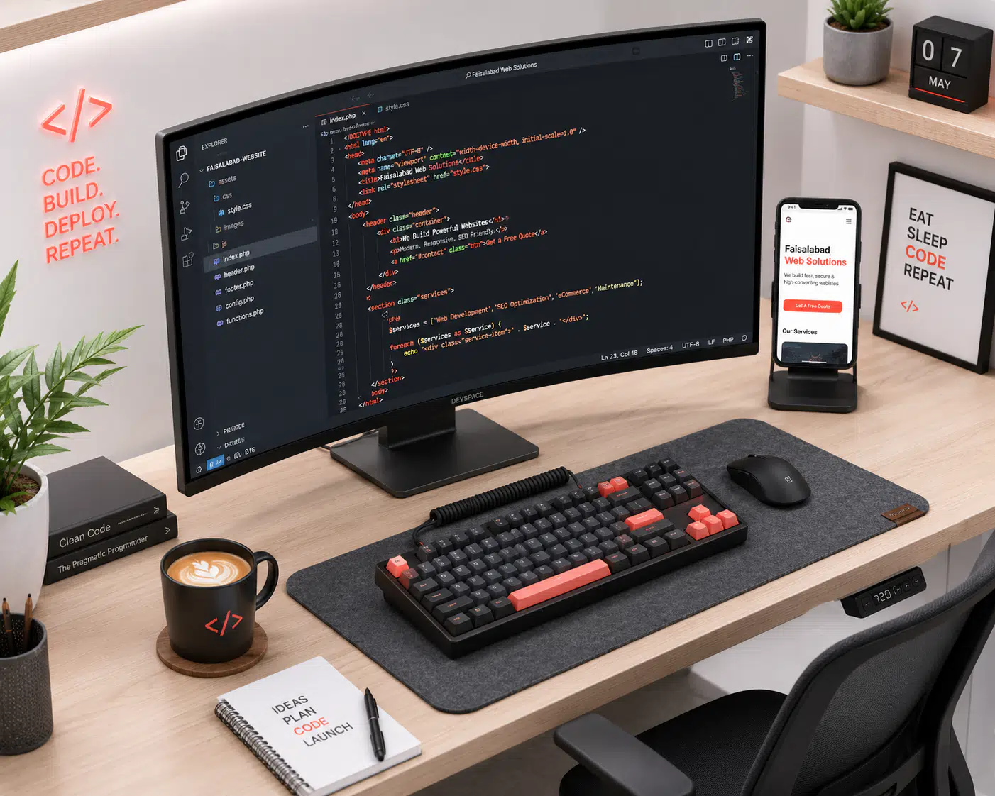 web developer in faisalabad